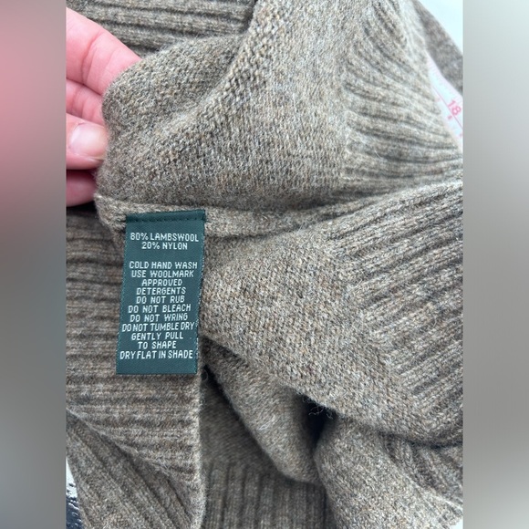 NWT $99 Rodd & Gunn Men's Wool "Jacks Bay knit” Quarter-Zip Sweater L Oatmeal - Picture 12 of 12